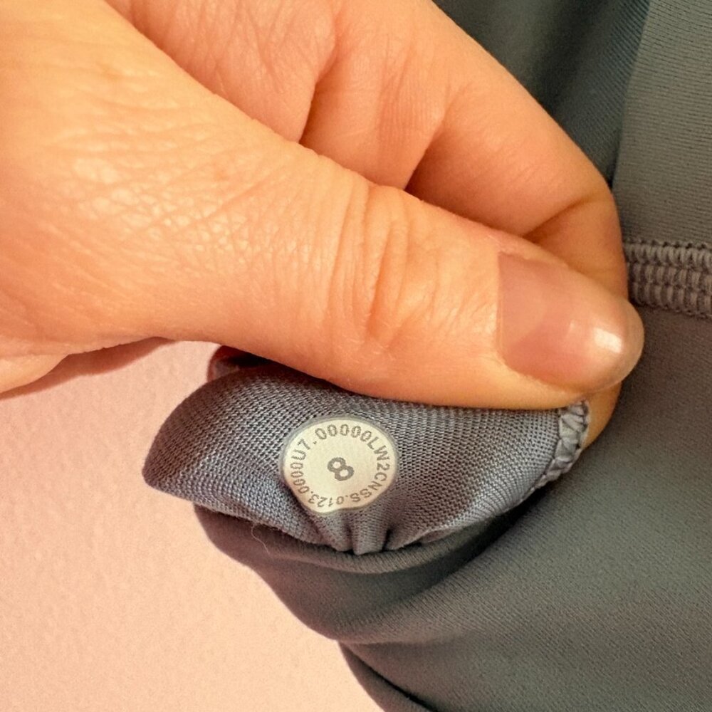 Lululemon Wunder Train Longline Bra *Medium Support, C/D Cup Utility Blue Size 8 - Picture 5 of 5